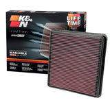 K&N 07-10 Toyota Tundra/Sequoia/Land Cruiser Drop In Air Filter - 33-2387