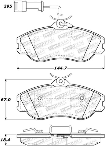 StopTech Street Brake Pads - 308.04190
