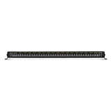 Go Rhino Xplor Blackout Combo Series Dbl Row LED Light Bar w/Amber (Side/Track Mount) 40in. - Blk - 754004012CDS