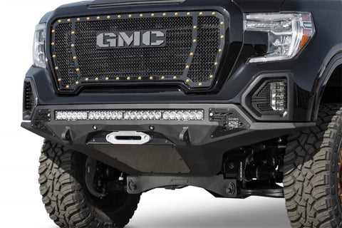 Addictive Desert Designs 2019 GMC Sierra 1500 SF Front Bumper w/ Winch Mount&Sensor Cutout - F471423030103
