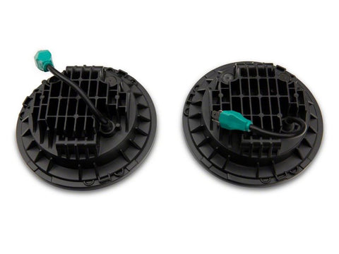 Raxiom 07-18 Jeep Wrangler JK 7-In LED Headlights- BlueHousing- Clear Lens - J154696