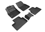3D MAXpider 2019-2021 Volvo XC40 Kagu 1st & 2nd Row Floormat - Black - L1VV03001509