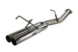 ISR Performance EP (Straight Pipes) Dual Tip Exhaust 3in - 89-94 (S13) Nissan 240sx - IS-EPDUAL-S13