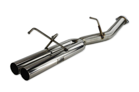 ISR Performance EP (Straight Pipes) Dual Tip Exhaust 3in - 89-94 (S13) Nissan 240sx - IS-EPDUAL-S13