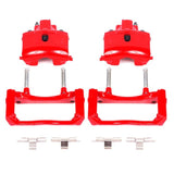 Power Stop 07-09 Chrysler Aspen Rear Red Calipers w/Brackets - Pair - S4836