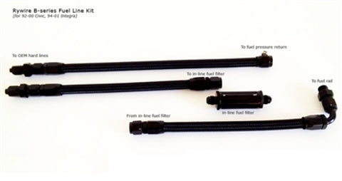 Rywire Honda B/D-Series Fuel Line Kit - RY-FUEL-TUCK-KIT-B