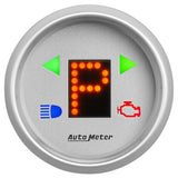 Autometer Ultra-Lite 2-1/16in (P/R/N/D/L/OD/O/5/4/3/2/1) Digital Gear Position Gauge - 4359