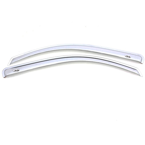 AVS 94-01 Dodge RAM 1500 (Excl. Towing Mirror) Outside Mount Front Window Ventvisor 2pc - Chrome - 682352