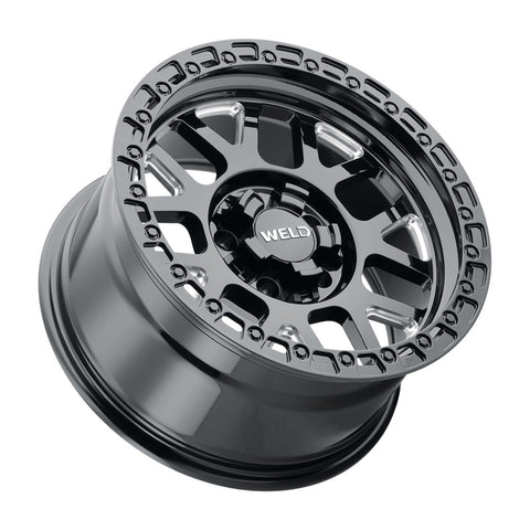 Weld Off-Road W105 17X9.0 Cinch 6X135 6X139.7 ET-12 BS4.50 Gloss Black MIL 106.1 - W10579098450