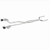 MagnaFlow 20-21 Ford Explorer 3.0L V6 Dual Exit Quad Black Chrome Tip Street Series Cat-Back Exhaust - 19515