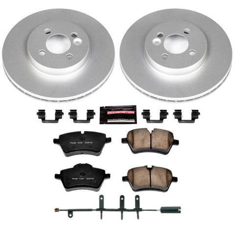 Power Stop 07-08 Mini Cooper Front Z23 Evolution Sport Coated Brake Kit - CRK5784