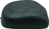 Mustang 18-21 Harley Fat Boy Wide Tripper Passenger Seat Diamond Stitch - Black - 83027