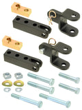 RockJock TL/LJ Tow Bar Mounting Kit Front Bolt-On w/ Mounting Hardware Fits OEM & Most Bumpers - CE-9033TJ
