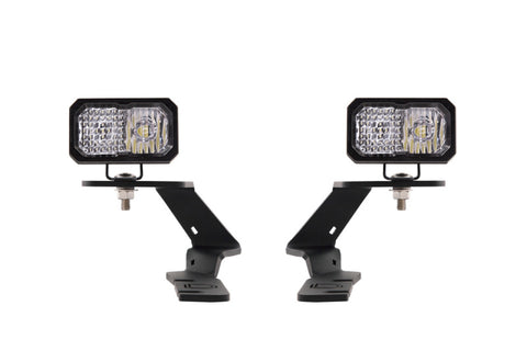 Diode Dynamics 19-21 Ford Ranger Stage Series 2in LED Ditch Light Kit - Pro White Combo - DD6589