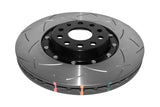 DBA 12-13 Volkswagen Golf R Front 5000 Series Slotted Rotor w/Black Hat - 52808V2BLKS