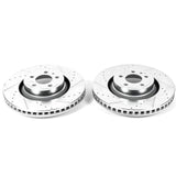 Power Stop 15-19 Ford Mustang Front Evolution Drilled & Slotted Rotors - Pair - AR85157XPR