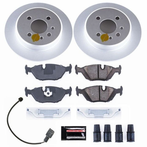 Power Stop 91-92 BMW 318i Rear Z23 Evolution Sport Coated Brake Kit - CRK4804