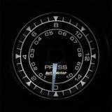 Autometer Chrono 2-1/16in 15PSI Pressure Gauge - 8162