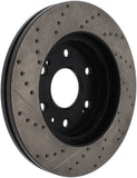 StopTech 05-10 GMC Sierra 1500 (w Rear Drum) / 07-09 GMC Yukon Front Left Slotted & Drilled Rotor - 127.66057L