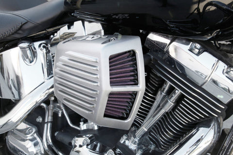 K&N Street Metal Intake System - Shaker Touring 2017 Silver Intake System-Harley Davidson - RK-3955S