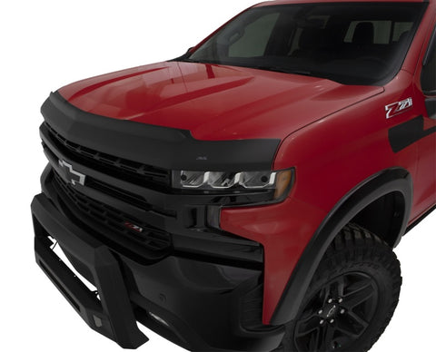 AVS 22-23 Chevrolet Silverado 1500 (Excl. ZR2/LT Trail Bss) Aeroskin II Low Prof Hood Shield - Blk - 436168