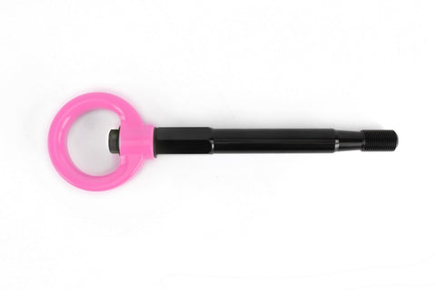 PERRIN 08-14 Subaru WRX/STI Sedan Tow Hook Kit (Rear) - Hyper Pink - PSP-BDY-251HP