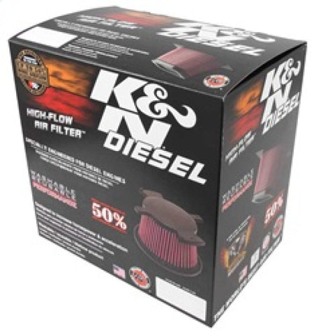 K&N 08-10 Ford F250 Super Duty 6.4L Drop In Air Filter - E-0785