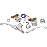 Performance Machine 9/16 Hand Control Set Cable - Chrome - 0062-4019-CH