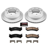 Power Stop 02-06 Chevrolet Avalanche 2500 Rear Z17 Evolution Geomet Coated Brake Kit - CRK2041