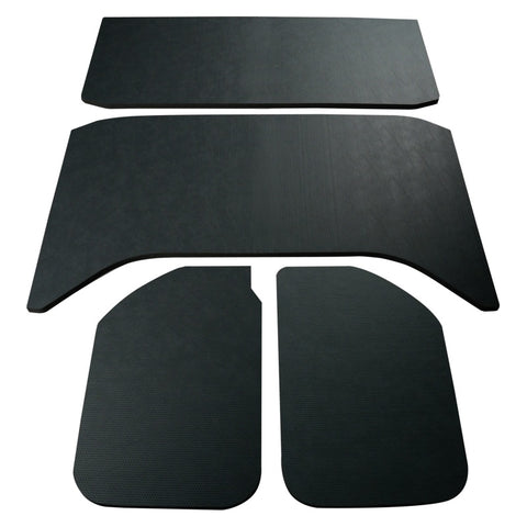DEI 11-18 Jeep Wrangler JK 4-Door Boom Mat Headliner - 4 Piece - Black Leather Look - 50159
