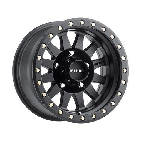 Method MR304 Double Standard 17x8.5 0mm Offset 5x150 116.5mm CB Matte Black Wheel - MR30478558500