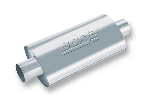 Borla XR-1 Racing Sportsman 3 inch Outlet / 3 inch Inlet Round, Oval or Offset Muffler - 40943
