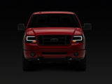 Raxiom 04-08 Ford F-150 Axial Series Projector Headlights- Black Housing- Clear Lens - T569352