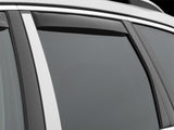 WeatherTech 11+ Volkswagen Touareg Rear Side Window Deflectors - Dark Smoke - 81578