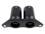 aFe Power Mach Force Xp 4in 304 SS Bolt-On Exhaust Tips Satin Black 14-19 Porsche 911 GT3 3.8L/4.0L - 49C36435-B