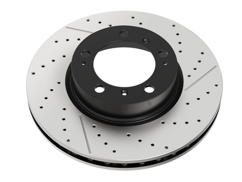 DBA 12-15 Mercedes-Benz C63 AMG Black Series OE Drilled & Slotted Rear Rotor - DBA3239OEXS