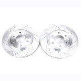 Power Stop 08-10 Infiniti QX56 Front Evolution Drilled & Slotted Rotors - Pair - JBR1199XPR