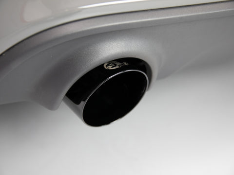 aFe MACH Force-XP 4-1/2in Black OE Replacement Exhaust Tips - 15-19 Dodge Charger/Hellcat - 49C32068-B