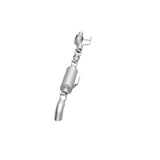 MagnaFlow Cat-Back, SS, 2.5/3in, Turn Down In Front Rear Tire 2015 Ford F150 2.7L V6T Ext Cab - 19056