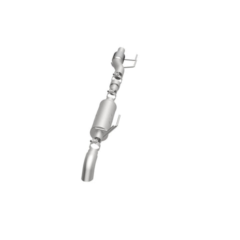MagnaFlow Cat-Back, SS, 2.5/3in, Turn Down In Front Rear Tire 2015 Ford F150 2.7L V6T Ext Cab - 19056