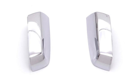 AVS 14-18 Chevy Silverado 1500 Upper Mirror Covers 2pc - Chrome - 687686