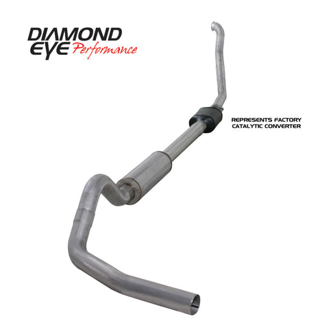 Diamond Eye KIT 4in TB SGL AL: 94-97 FORD 7.3L F250/F350 PWRSTROKE NFS W/ CARB EQUIV STDS - K4306A