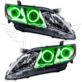 Oracle 07-09 Toyota Camry LED Headlight Halo Kit - Green - 2526-004
