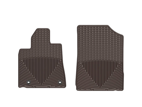 WeatherTech 2012-2015 Toyota Sequoia Front Rubber Mats - Cocoa - W265CO