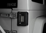 Oracle 07-17 Jeep Wrangler JK Flush Mount LED Tail Lights - Tinted - 5891-504-T
