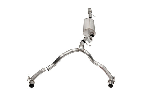 Corsa 21-25 Cadillac Escalade 6.2L Dual Rear 3.5/2.75in Sport Cat-Back Exhaust Uses Factory Bezels - 21131