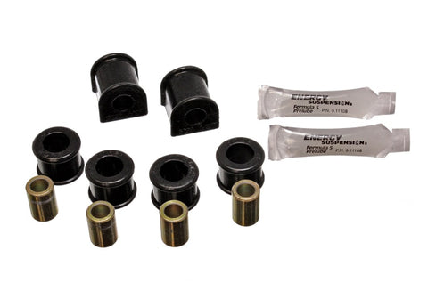 Energy Suspension 90-97 Mazda Miata Black 12.5mm Rear Sway Bar Bushings (includes Sway Bar End Link - 11.5103G