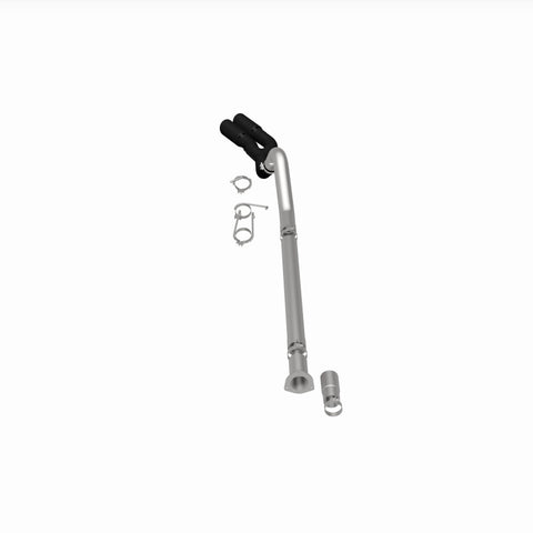 MagnaFlow 08-18 Ford F-250/F-350/F-450 4.6L/6.7 DPF-Back Black 4in Dual Single Rear Exit - 17068