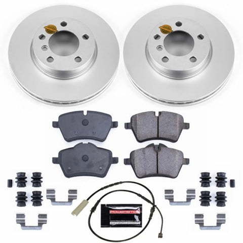 Power Stop 11-16 Mini Cooper Countryman Front Z23 Evolution Sport Coated Brake Kit - CRK6662