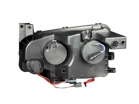 ANZO 2006-2010 Dodge Charger Projector Headlights w/ Halo Chrome - 121382